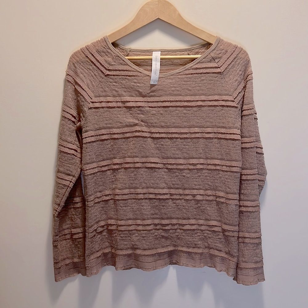 Zara Nude Lace Top